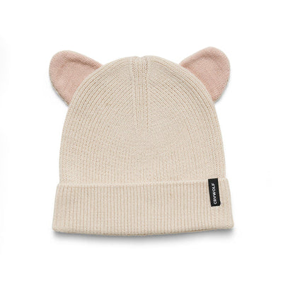 Cry Wolf - Wolf Ears Beanie - Off White