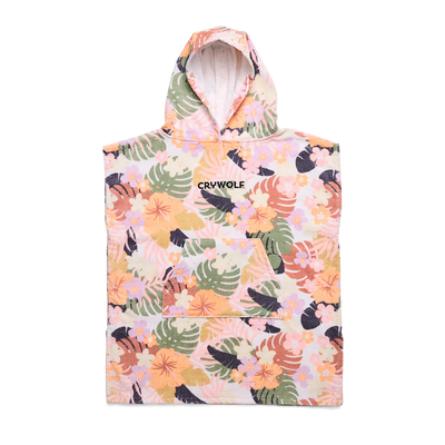 Cry Wolf - Hooded Towel - Floral