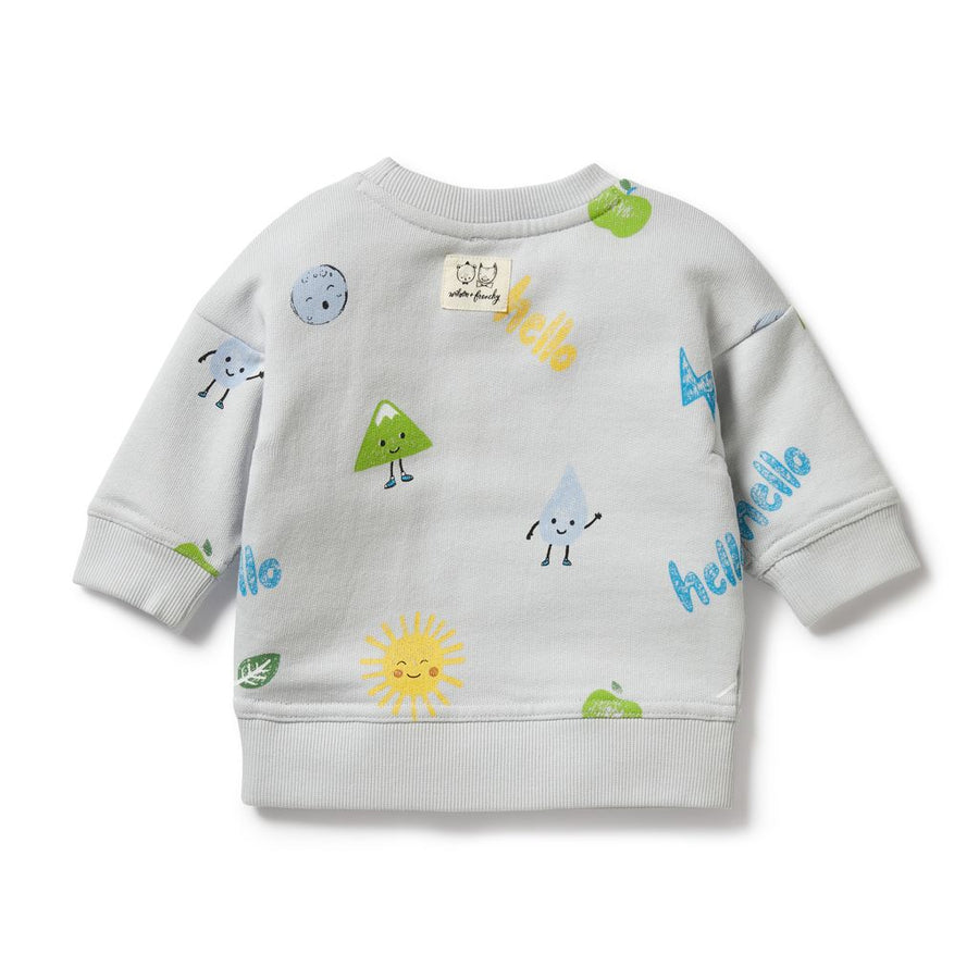 Wilson & Frenchy - Bluebell Organic Terry Sweat