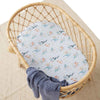 Snuggle Hunny Kids - Bassinet Sheet or Change Pad Cover - Whale