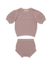 Quincy Mae - Pointelle Knit Set - Lilac