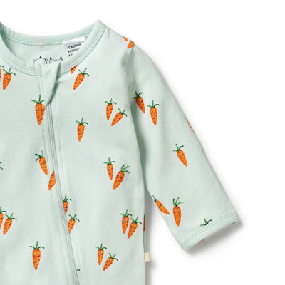 Wilson & Frenchy - Cute Carrots Organic Zipsuit