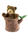 Folkmanis - Bear in Tree Stump