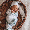 Snuggle Hunny Kids - Baby Jersey Wrap & Beanie Set - Enchanted