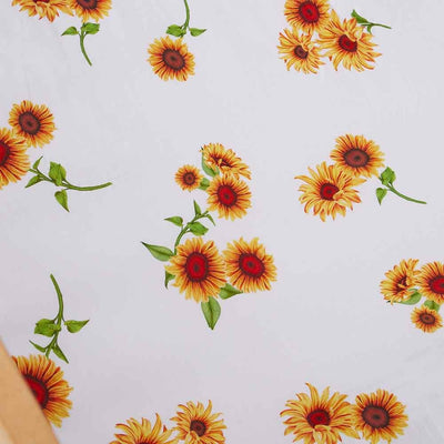 Snuggle Hunny Kids - Fitted Cot Sheet - sunflower