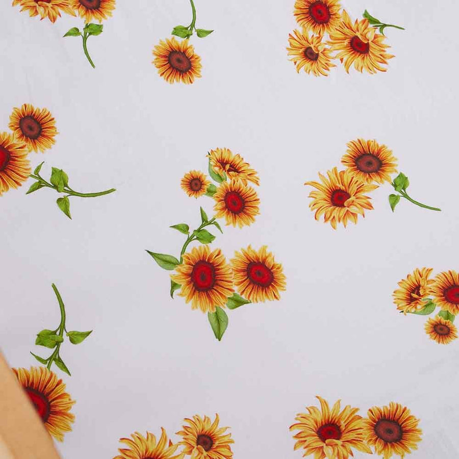 Snuggle Hunny Kids - Fitted Cot Sheet - sunflower