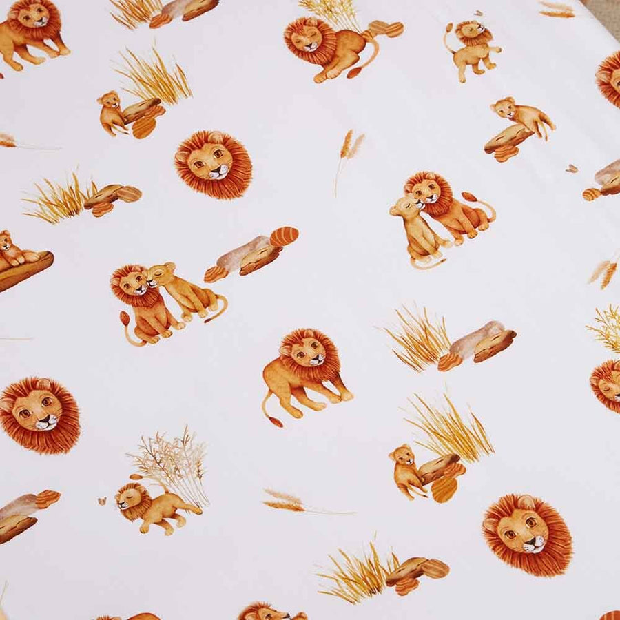 Snuggle Hunny Kids - Bassinet Sheet or Change Pad Cover - Lion