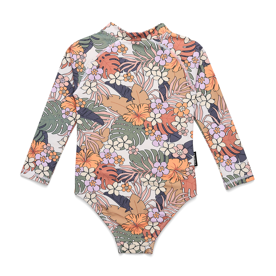 Cry Wolf - LS Swimsuit - Floral