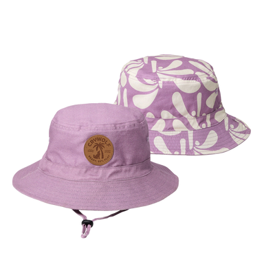 Cry Wolf - Reversible Bucket Hat - Lilac
