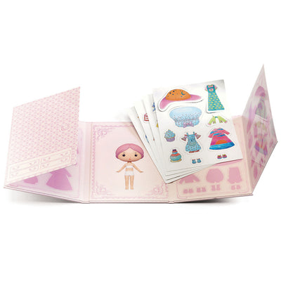Djeco - Tinyly Lilypink Removable Stickers