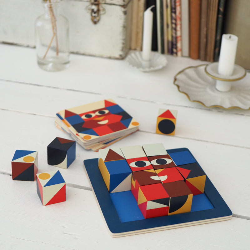 Djeco - Cubologic 16 Sologic Game