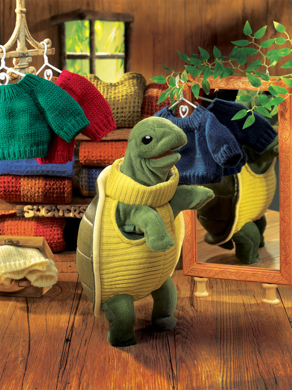 Folkmanis - Turtleneck Turtle Puppet