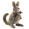 Folkmanis - Kangaroo with Joey Puppet
