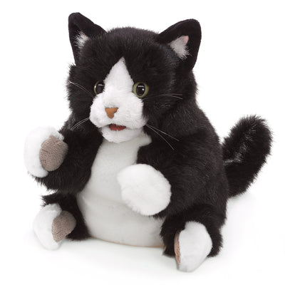 Folkmanis - Tuxedo Kitten Puppet