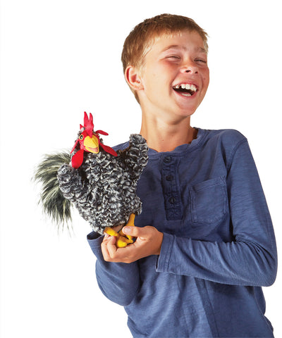 Folkmanis - Barred Rock Rooster Puppet