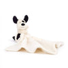 Jellycat - Bashful Black & Cream Puppy Soother