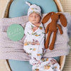 Snuggle Hunny Kids - Baby  Jersey Organic Wrap & Beanie Set - Farmyard