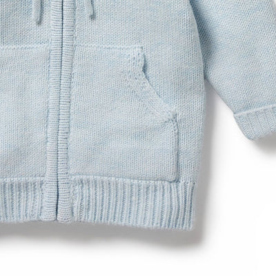 Wilson & Frenchy - Bluebell Knitted Zipped Jacket