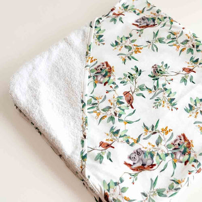 Snuggle Hunny Kids - Organic Hooded Baby Towel - Eucalypt