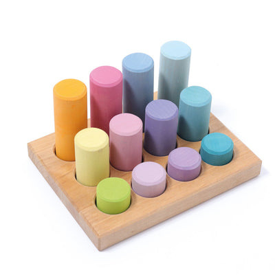 Grimm's - Rollers Small Sorting Game Pastel