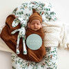 Snuggle Hunny Kids - Baby Jersey Wrap  Beanie Set - Bronze
