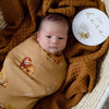 Snuggle Hunny Kids - Baby Jersey Wrap  Beanie Set - Roar