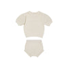 Quincy Mae - Pointelle Knit Set - Natural