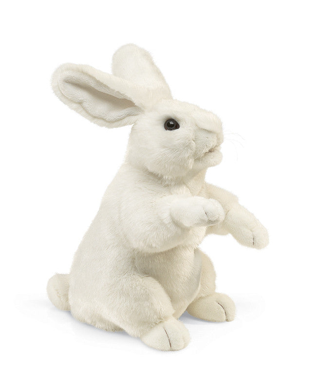 Folkmanis - White Rabbit Standing Puppet