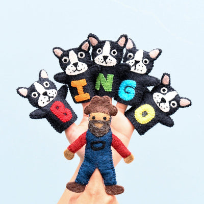 Tara Treasures - BINGO Finger Puppet Set