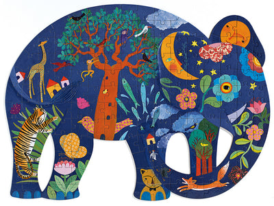 Djeco - Elephant Puzzle - 150pcs