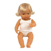 Miniland - Caucasian Girl 38cm - Dressed