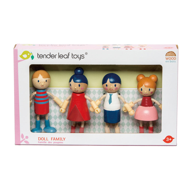 Tender Leaf - Wooden Doll Family