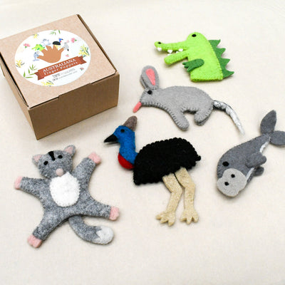 Tara Treasures - Australian Animals C - Finger Puppet Set