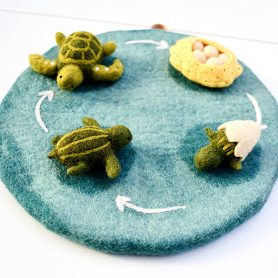 Tara Treasures - Felt Lifestyle of Green Sea Turtle