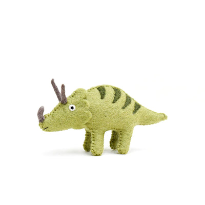 Tara Treasures - Felt Triceratops Dinosaur
