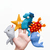 Tara Treasures - Ocean & Sea Creatures A- Finger Puppet Set
