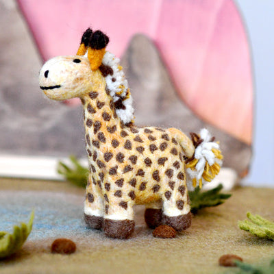 Tara Treasures - Felt Safari Giraffe Small
