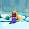 Tara Treasures - Felt Coral Hanging Mermaid - Purple