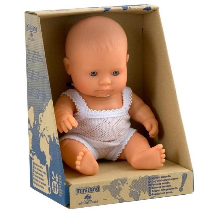 Miniland - Baby Girl Caucasian 21cm
