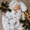 Snuggle Hunny - Baby Jersey Wrap & Beanie Set - Safari