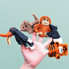 Tara Treasures - Asian Tropical Rainforest Animals - Finger Puppet Set