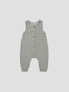 Quincy Mae - Sea Green Gingham - Woven Jumpsuit